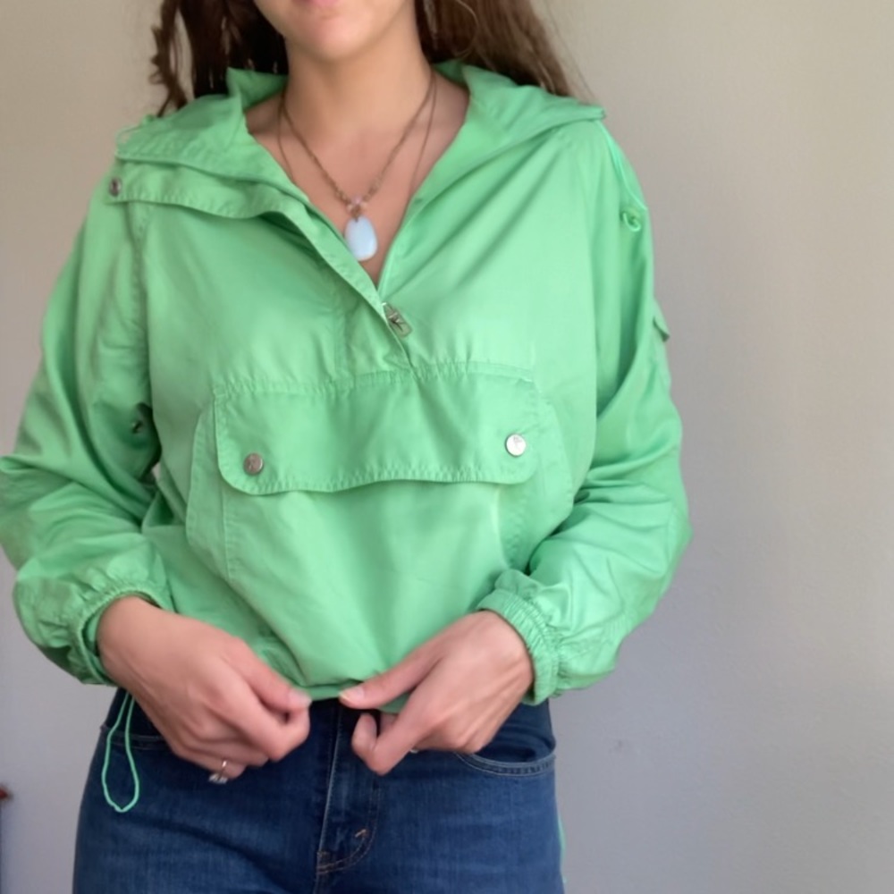 Green Running Jacket